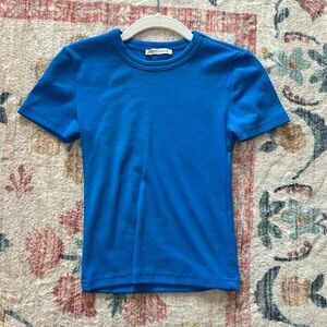 Zara blue top! Size small!